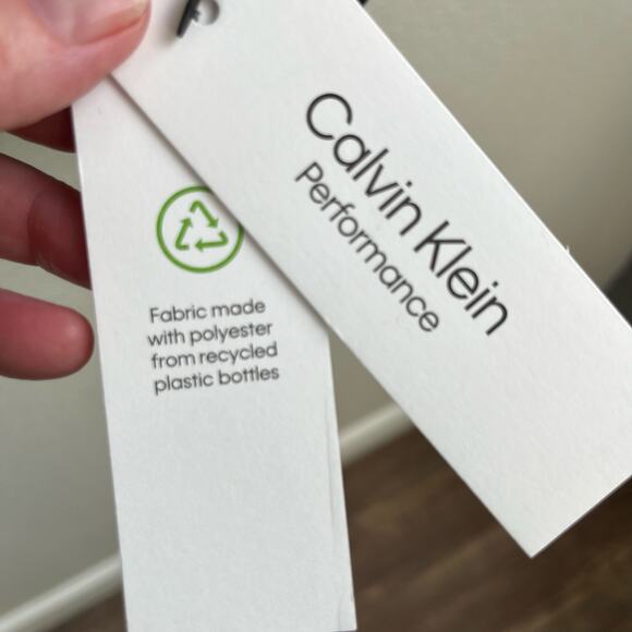 Calvin Klein Performance Black Logo Tape Full Zip Hoodie Sweatshirt Plus 1X NWT - Picture 10 of 13